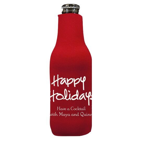 Studio Happy Holidays Bottle Huggers